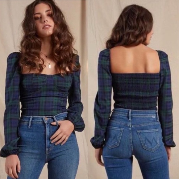 lani the label Tops - NWT Lani the Label Aspen Bodysuit Plaid